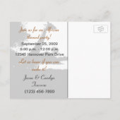 アフリカのテーマのパーティの招待状の郵便はがき インビテーションポストカード (裏面)