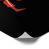 アフリカのテーマ – 月明かりの中の踊り ポスター (角)