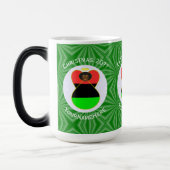 アフリカのディアスポラアメリカンクリスマスエンジェル モーフィングマグカップ (左)