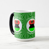 アフリカのディアスポラアメリカンクリスマスエンジェル モーフィングマグカップ (正面左)