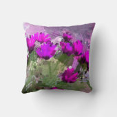 アフリカのデイジーで壁の藍色 クッション (裏面)