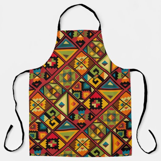 アフリカのデジタル紙 エプロン (正面)