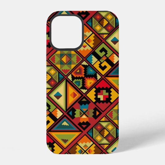アフリカのデジタル紙 iPhoneケース (裏面)