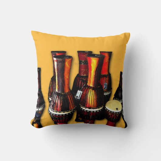 アフリカのドラム クッション (正面)