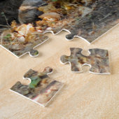 アフリカのノーブル・ライオン。 ジグソーパズル (側面)