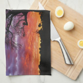 アフリカのバオバブの木、アダンソニア·ジギタタ2 キッチンタオル (四つ折り)