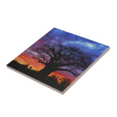 アフリカのバオバブの木,アダンソニア・ジギタタ2 タイル (側面)