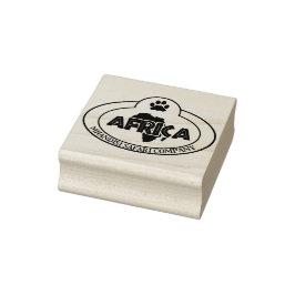 アフリカのパスポート切手 ラバースタンプ