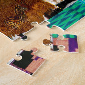 「アフリカのパターン」 ジグソーパズル (側面)