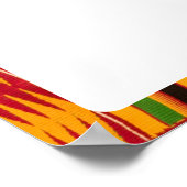 アフリカのパターン ポスター 紙 (角)