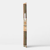 アフリカのパッチワーク象：装飾的な質感 Case-Mate iPhoneケース (裏面 / 右)