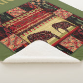 アフリカのパッチワーク シェルパブランケット (3/4)