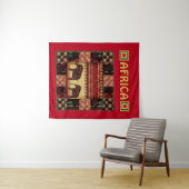 アフリカのパッチワーク タペストリー (インサイチュ(横))