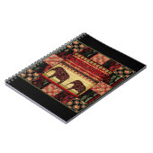 アフリカのパッチワーク ノートブック (左側)