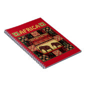 アフリカのパッチワーク ノートブック (右側)