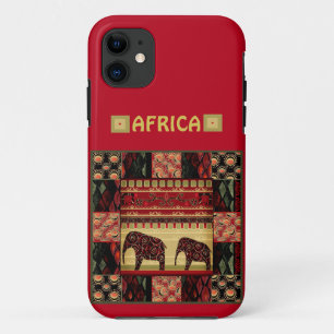 アフリカのパッチワーク iPhone 11 ケース