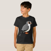 アフリカのピグミーの《鳥》ハヤブサ Tシャツ (正面フル)