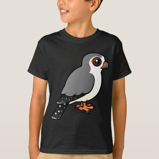 アフリカのピグミーの《鳥》ハヤブサ Tシャツ (正面)