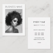 アフリカのファッション 名刺 (正面/裏面)