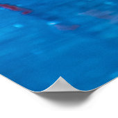 アフリカのフラミンゴ。フラミンゴの群れが立っている ポスター (角)