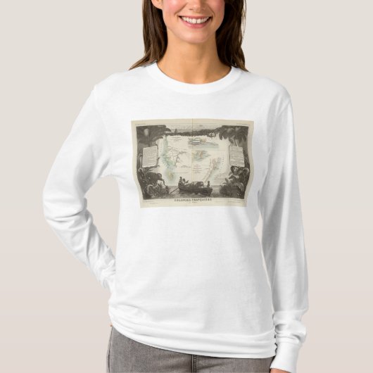 アフリカのフランスのなコロニー Tシャツ (正面)