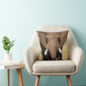 アフリカのブッシュゾウ クッション (椅子)