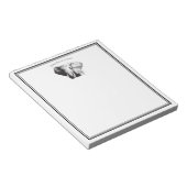 アフリカのブッシュゾウ ノートパッド (アングル)