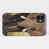 アフリカのブッシュゾウ Case-Mate iPhoneケース (裏面(横))