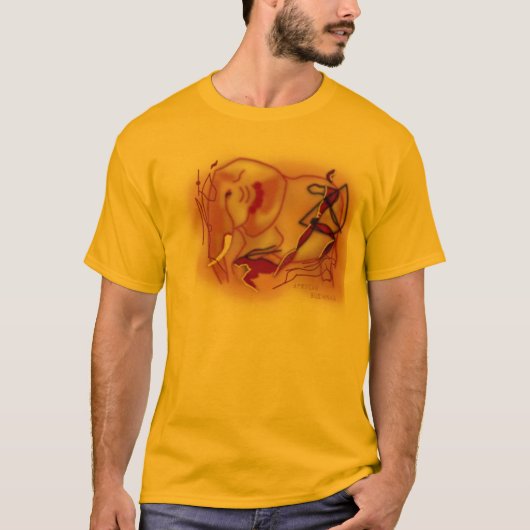 アフリカのブッシュマン族 Tシャツ (正面)