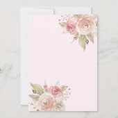 アフリカのプリンセスツツーベビーシャワー招待状 招待状 (裏面)