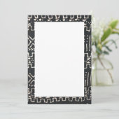 アフリカのプリント招待状と発表 招待状 (スタンド正面)