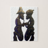 アフリカのペアハート:美しい瞬間 ジグソーパズル (縦)