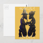 アフリカのペアハート：美しい瞬間 ポストカード (正面/裏面)