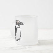 アフリカのペンギン フロストグラスマグカップ (正面左)