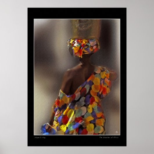 アフリカのポスターの肩 ポスター (正面)