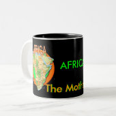アフリカのマグ ツートーンマグカップ (正面左)