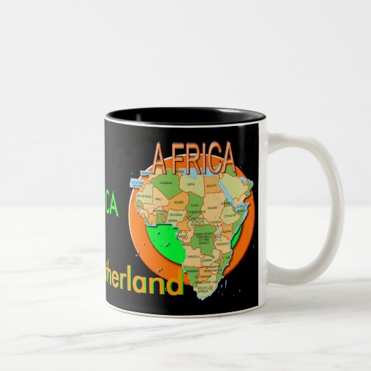アフリカのマグ ツートーンマグカップ (右)