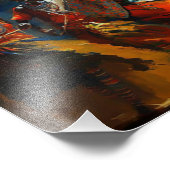 アフリカのマサイのダンス フォトプリント (角)