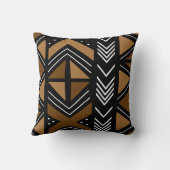 アフリカのマッドクロスボゴランファブリックデザイン クッション (裏面)