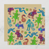 アフリカのメキシコの文化初期の部族パターン1 (正面/裏面)