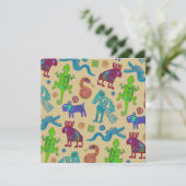 アフリカのメキシコの文化初期の部族パターン1 (スタンド正面)