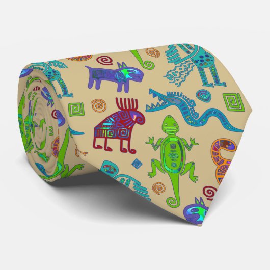 アフリカのメキシコの文化初期の部族パターン1 ネクタイ (ロール)