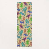 アフリカのメキシコの文化初期の部族パターン1 ヨガマット (正面)