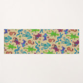 アフリカのメキシコの文化初期の部族パターン1 ヨガマット (正面(横))