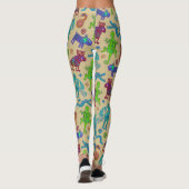 アフリカのメキシコの文化初期の部族パターン1 レギンス (裏面)