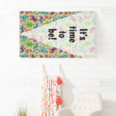 アフリカのメキシコの文化初期の部族パターン1 横断幕 (インサイチュ)