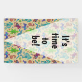 アフリカのメキシコの文化初期の部族パターン1 横断幕 (横)