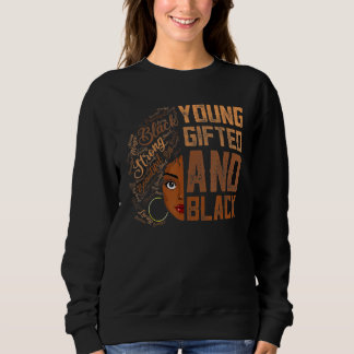 アフリカのメラニン黒人歴史月間 ヤング スウェットシャツ