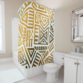 アフリカのモチーフのデジタルグラフィック シャワーカーテン (インサイチュ)