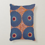 アフリカのユニークなパターン   枕16" x12 " アクセントクッション (正面(垂直))